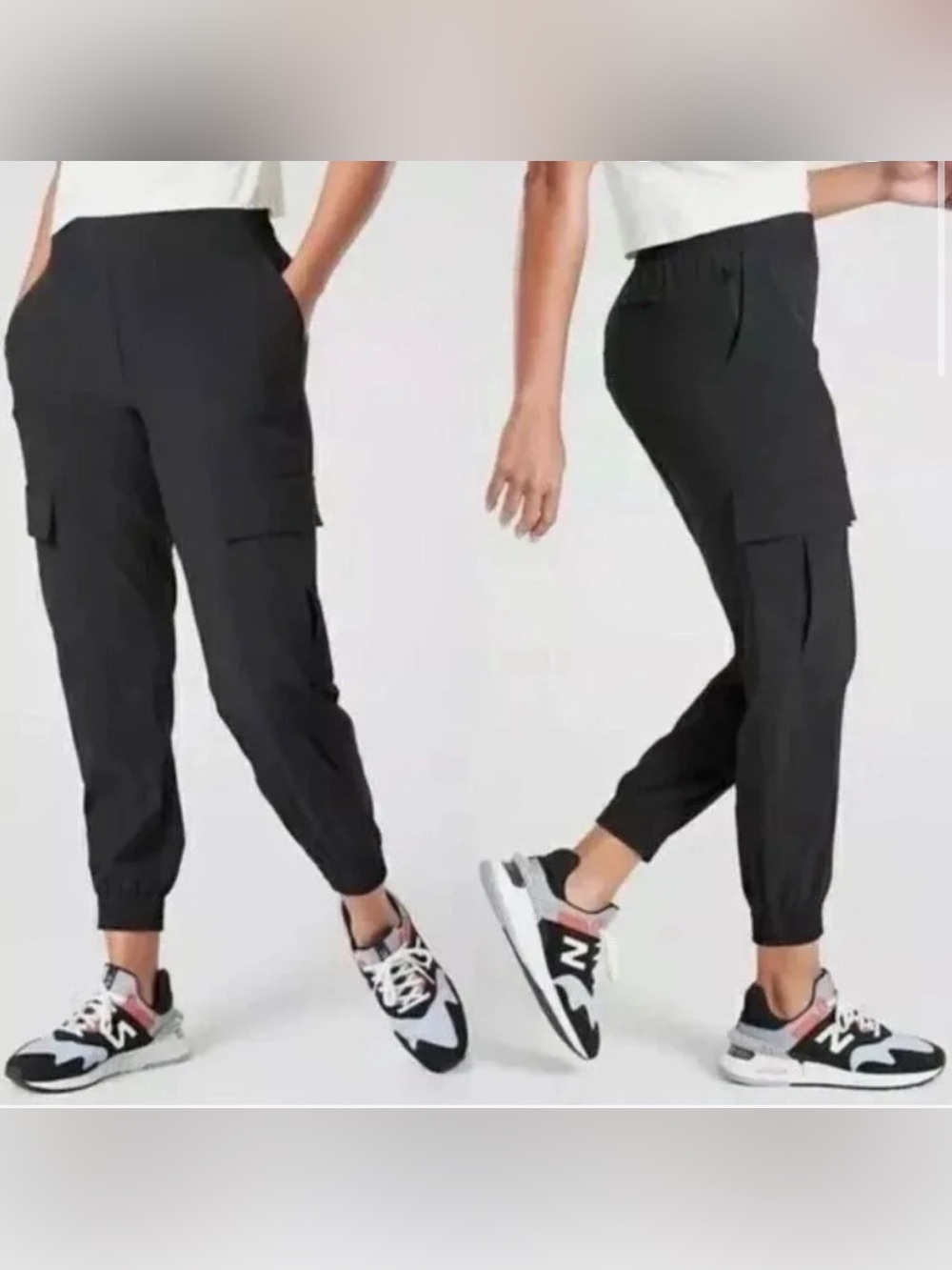 Athleta Chelsea Utility Jogger, black, size 8